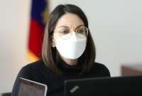 Ximena Garzón, ministra de Salud, entrega detalles sobre la situación epidemiológica del país