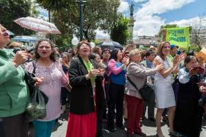 Las mujeres piden la implementaci&oacute;n  de mecanismos democr&aacute;ticos con principios inclusivos, horizontalidad, equidad y g&eacute;nero. Foto: Miguel Jim&eacute;nez/ EL TEL&Eacute;GRAFO