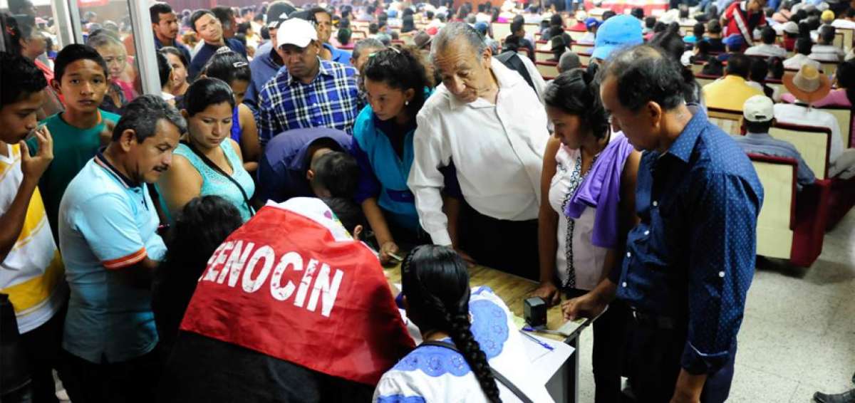De las 55 organizaciones sociales, 32 asistieron a la Asamblea Nacional efectuada en el centro de Guayaquil.
