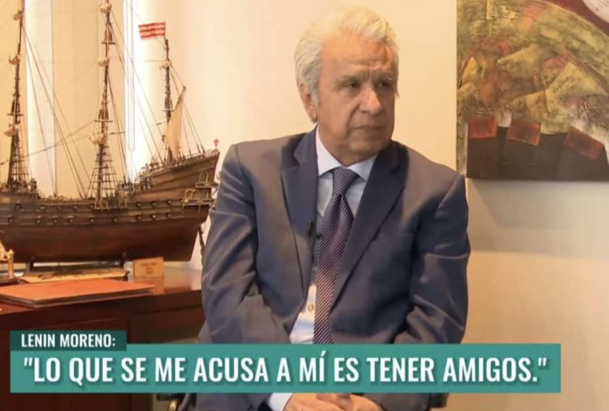El presidente Len&iacute;n Moreno  encabez&oacute; la sesi&oacute;n solemne en homenaje a la fundaci&oacute;n de Quito. tambi&eacute;n asistieron otras autoridades nacionales.