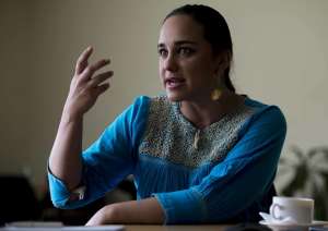 La presidenta de la Asamblea se&ntilde;ala que la SIP atenta contra la soberan&iacute;a nacional. Foto: Marco Salgado/ EL TEL&Eacute;GRAFO. 