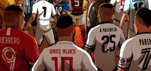 Antonio Valencia representa a Liga en caricatura de la Libertadores