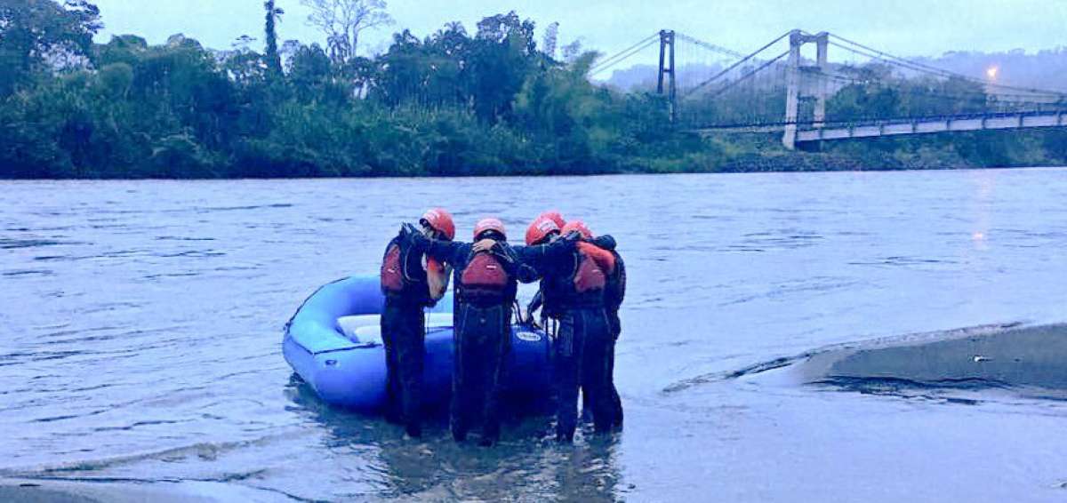 Un hombre fue rescatado del r&iacute;o Pastaza