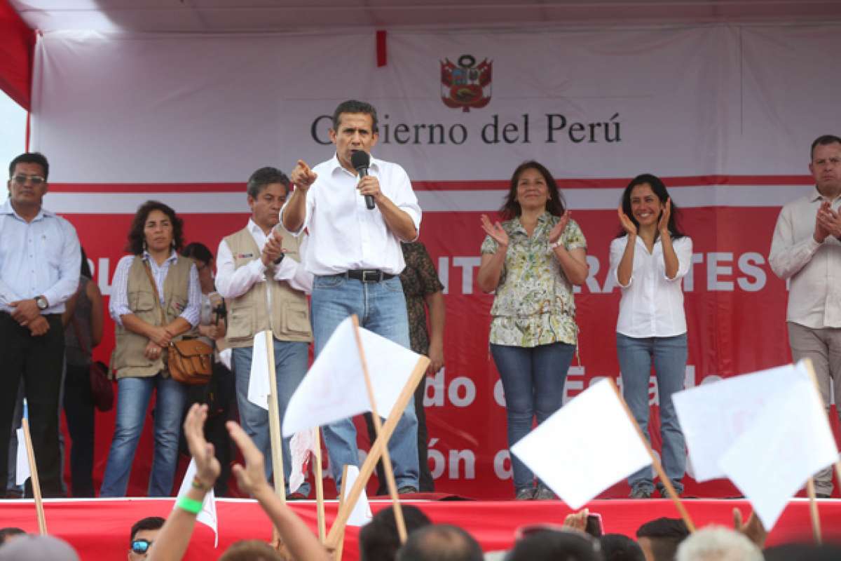 El presidente de Per&uacute;, Ollanta Humala, enfrentar&aacute; el pr&oacute;ximo a&ntilde;o elecciones generales en medio de una coyuntura econ&oacute;mica mundial dif&iacute;cil. Foto: Cortes&iacute;a 