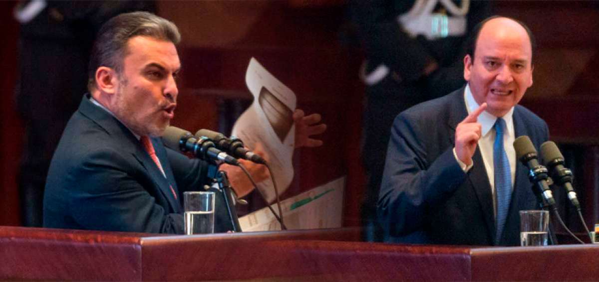 os&eacute;  Serrano, en su intervenci&oacute;n en el pleno, acus&oacute; al fiscal Carlos Baca Mancheno de haber forjado el parte policial con el que se le entreg&oacute; el audio de la conversaci&oacute;n con el excontralor Carlos P&oacute;lit.