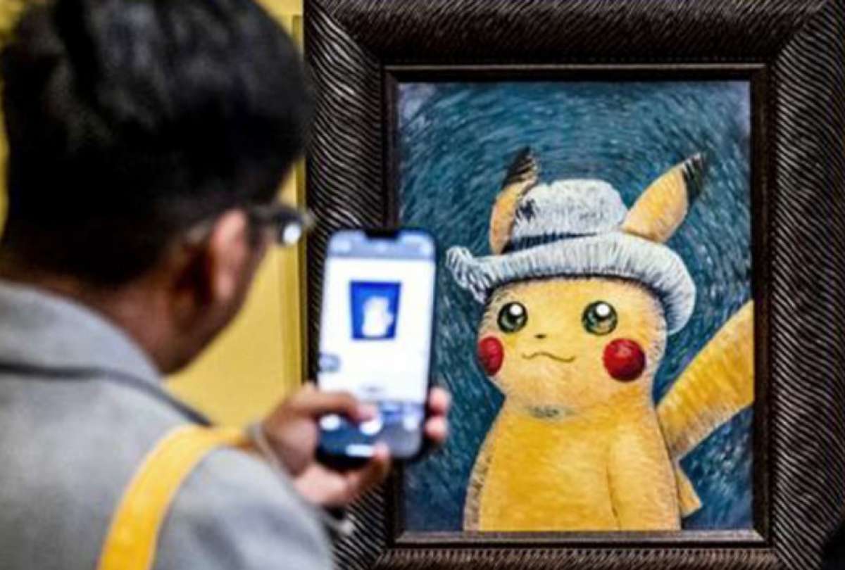 Varios personajes de Pokémon son retratados en los cuadros de Van Gogh.