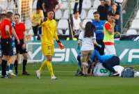 El jugador se recupera en el Hospital Reina Sofía.