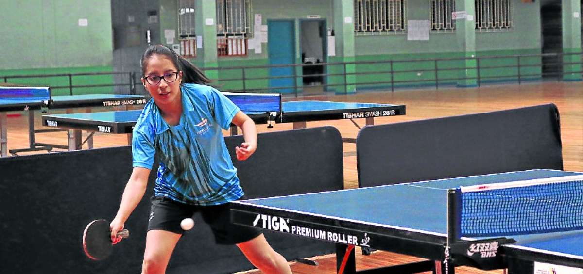 G&aacute;lvez es una de las figuras del equipo de tenis de mesa de Guayas que compite  en los Juegos Nacionales.