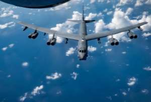 Aviones estadounidenses realizaron pruebas en el mar Caribe, en el marco de un posible conflicto con Venezuela.