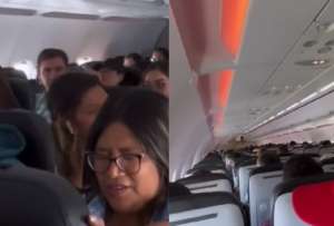 El fuerte viento de la capital provoca  turbulencias al momento de despegar