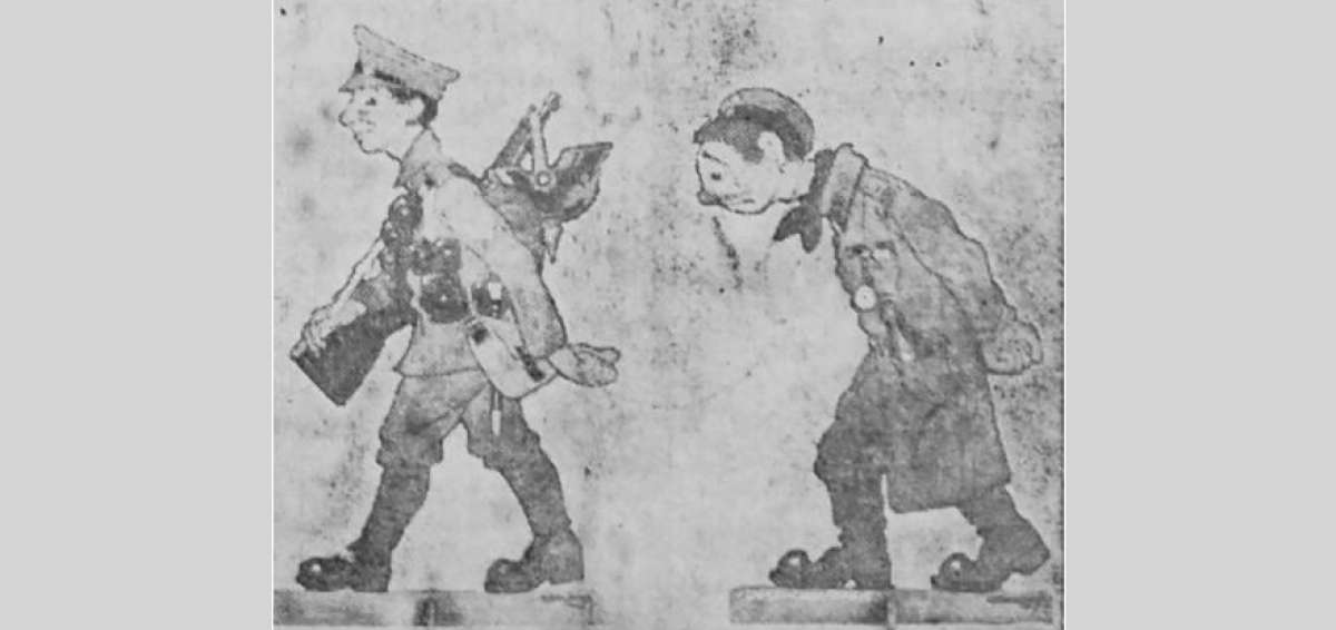 Dibujos ingleses en la guerra contra Alemania