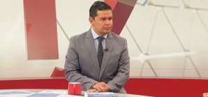 El secretario particular de la Presidencia, Juan Sebasti&aacute;n Rold&aacute;n, durante la entrevista realizada esta ma&ntilde;ana.