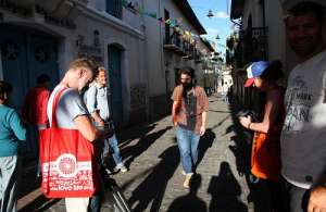 Turistas en Quito. Foto: Ministerio de Turismo