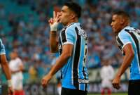 Luis Suárez marcó un 'hat trick' en su primer partido con el Gremio