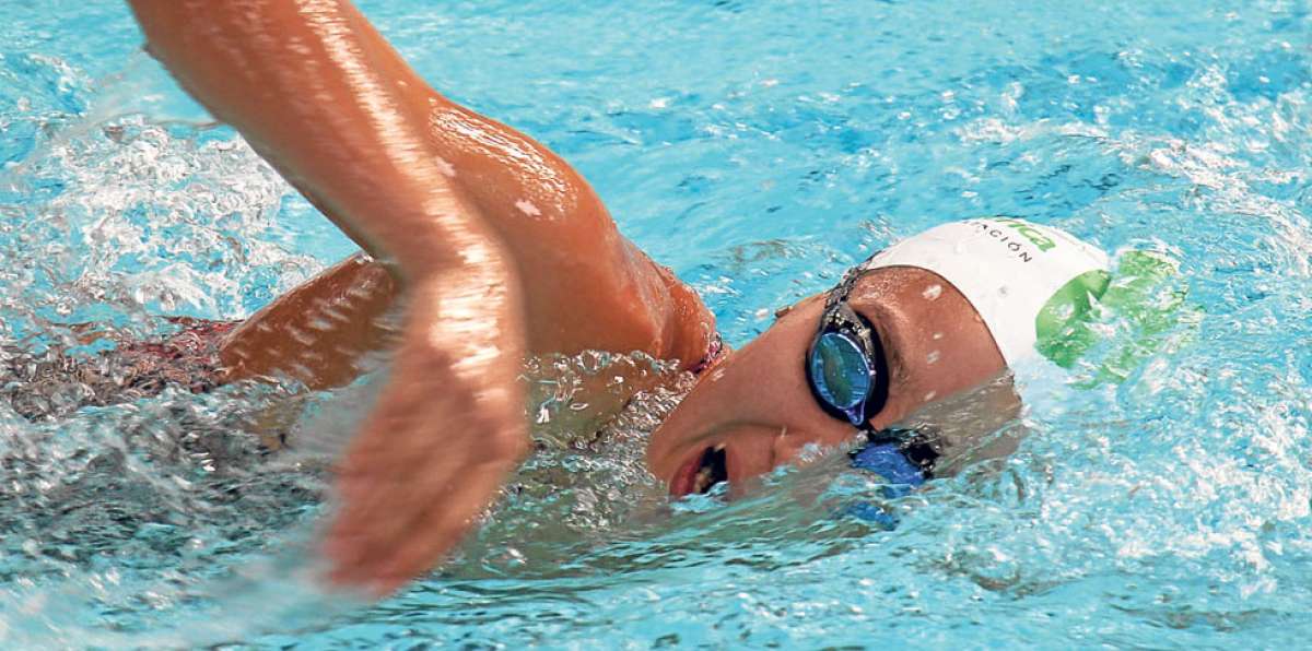 Ar&eacute;valo cronometr&oacute; 16 minutos, 33 segundos y 35 cent&eacute;simas durante la prueba de 1.500 metros libres. Foto: cortes&iacute;a de Deporte de Alto Rendimiento