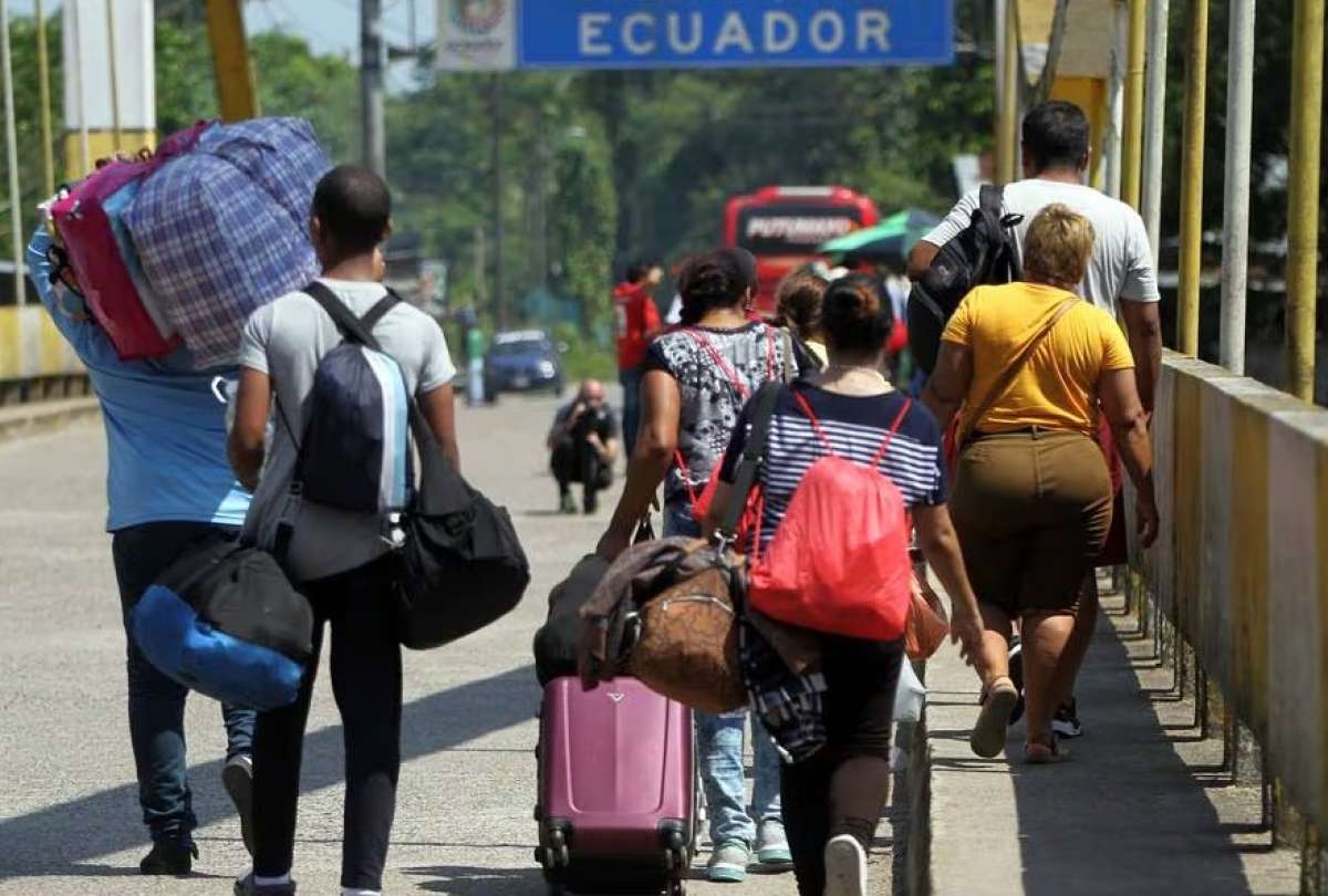 La comunidad venezolana empezó a llegar a Ecuador el pasado 13 de noviembre de 2023.