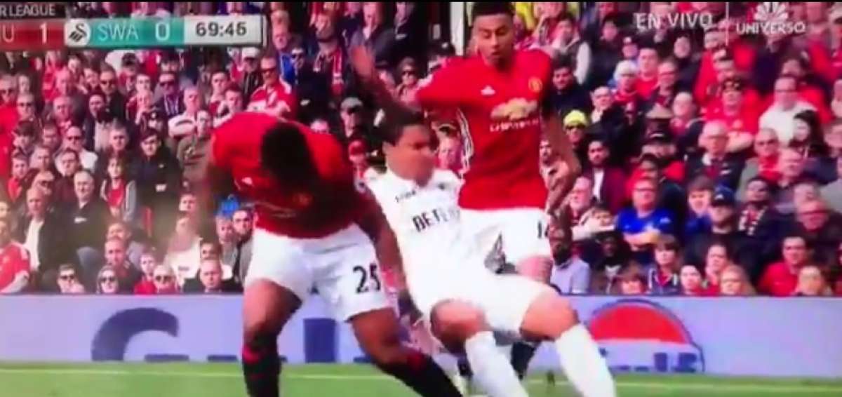 Jefferson Montero ingres&oacute; al minuto 65 del segundo tiempo. Un choque fortuito con Valencia lo sac&oacute; de la cancha siete minutos despu&eacute;s. 