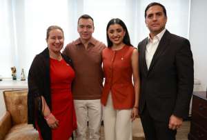 Daniel Noboa destac&oacute; trayectoria de Helen Arteaga en la administraci&oacute;n p&uacute;blica de Nueva York 