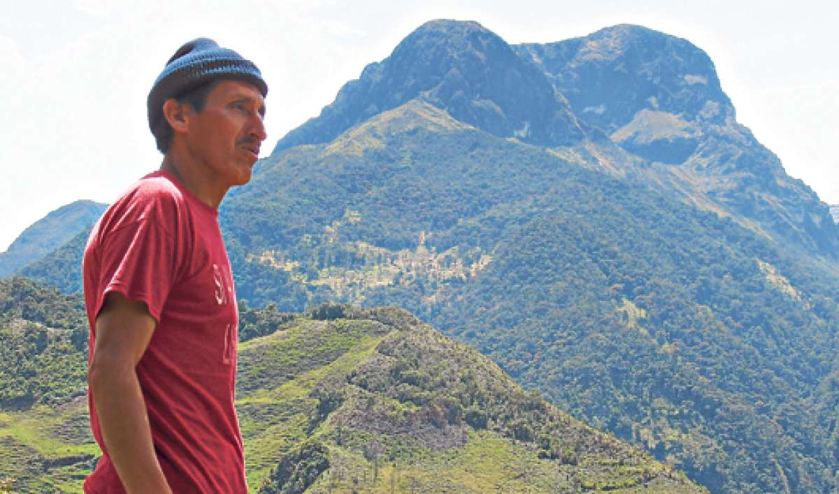 Cerro Fasayn&aacute;n visto desde la parroquia Principal en la provincia del Azuay, en &eacute;pocas anteriores fue considerado un sitio de car&aacute;cter sobrenatural. Foto: Juan Mart&iacute;nez Borrero / para El Tel&eacute;grafo.