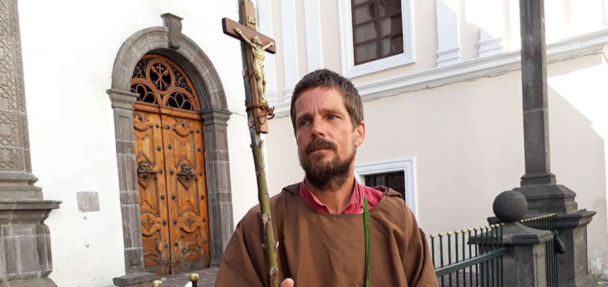 Luis, un laico con facha de franciscano