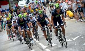 El Team Movistar, junto a Nairo Quintana, es uno de los llamados a ser protagonista de la vuelta. Foto: Internet