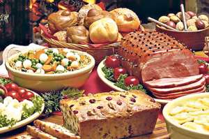 La mezcla de almidones y frutas son la combinaci&oacute;n ideal por su contenido de carbohidratos y minerales. Las carnes deben ser horneadas con salsas frutales.