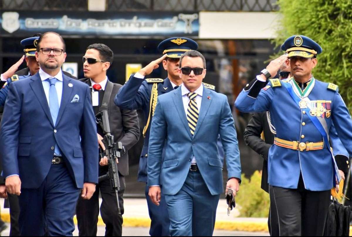 Presidente Noboa resaltó duros golpes al crimen organizado: 91 capturas y 100 toneladas de droga incautadas en 2025