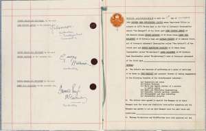 El contrato fue firmado el 1 de octubre de 1962. Foto: Twitter Sothebys