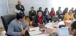 Lorena Bravo, directora de la ANT, asisti&oacute; a la reuni&oacute;n con la Comisi&oacute;n de Justicia de la Asamblea Nacional.