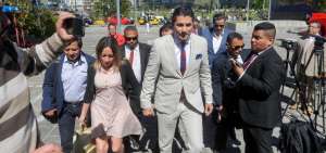 El exlegislador Fernando Balda acudi&oacute; a la diligencia reservada en la que el exministro Homero Arellano rindi&oacute; su versi&oacute;n. 