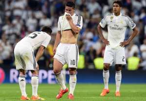 Ayer no hubo milagro en el estadio Santiago Bernab&eacute;u, donde el conjunto madridista no estuvo acertado ofensivamente para clasificarse. Foto: Agencia AFP