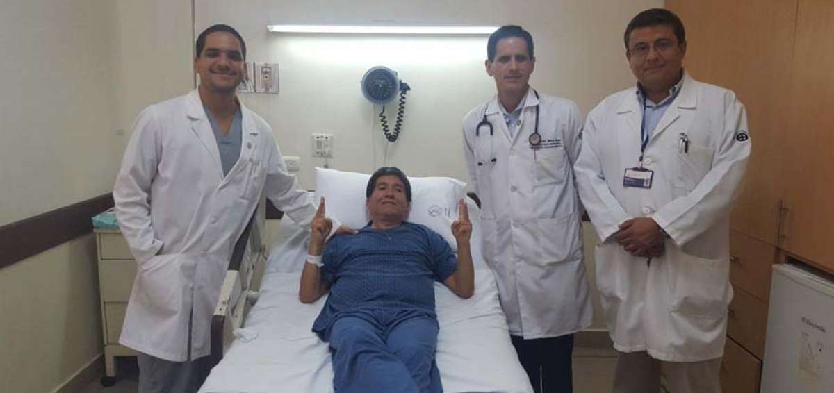 Alfredo Sornoza fue uno de los beneficiados. &Eacute;l cree que esta es su nueva oportunidad de vida.