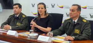 Mar&iacute;a Paula Romo, ministra del Interior.
