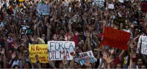 Im&aacute;genes de protestas contra el gobierno interino de Temer