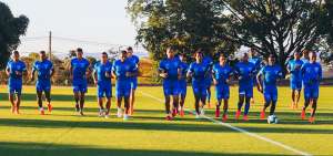 La Tricolor entren&oacute; en el complejo del club Vitoria en Salvador de Bah&iacute;a.