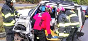 Dos heridos en dos accidentes de tr&aacute;nsito en la capital