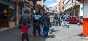 Las actividades cotidianas de los habitantes de la ciudad fronteriza de Tulc&aacute;n se realizan sin contratiempos. 