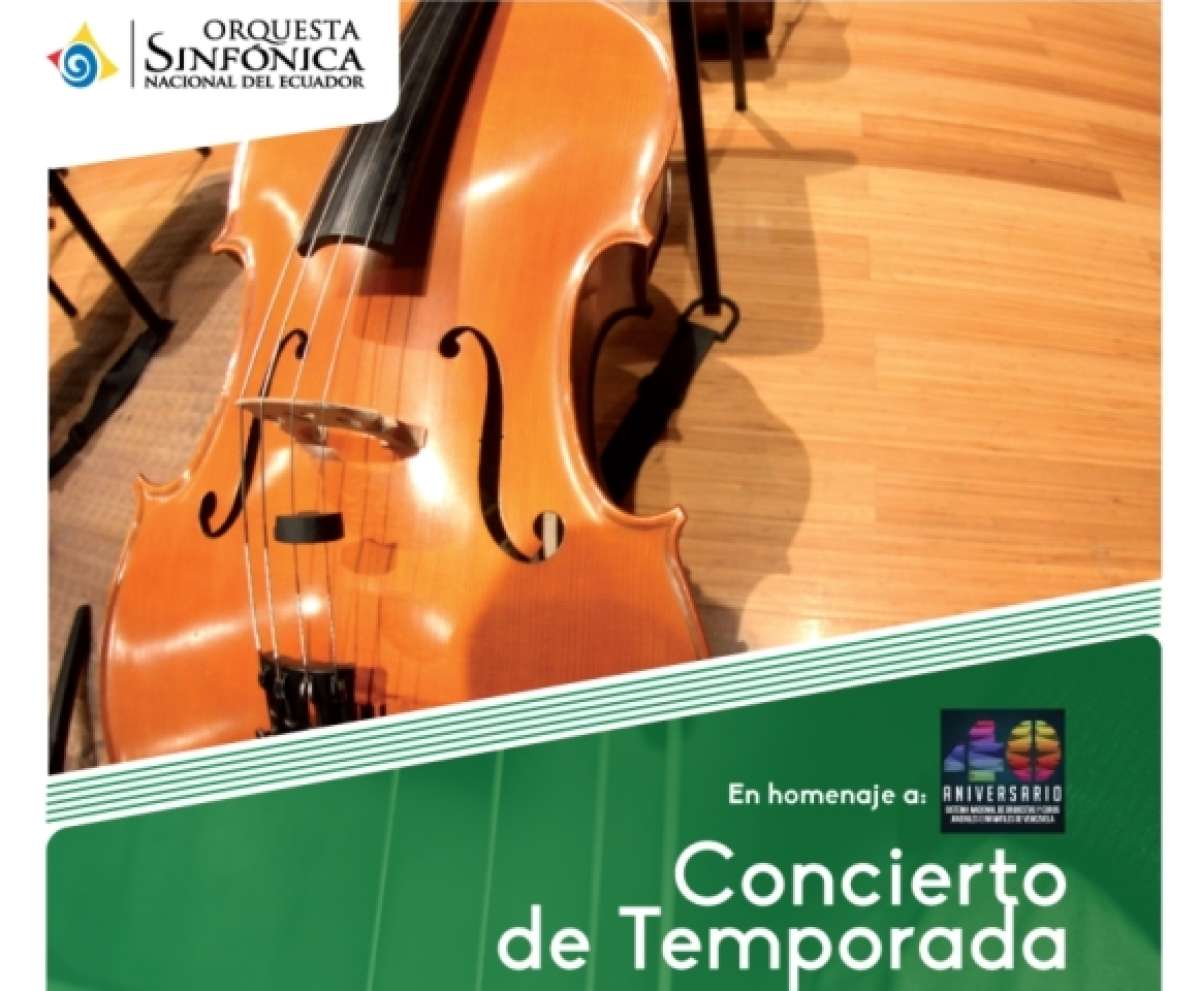 El espect&aacute;culo se realizar&aacute; en la Casa de la M&uacute;sica en Quito. Foto: Cortes&iacute;a de la Orquesta Sinf&oacute;nica Nacional de Ecuador