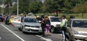 Quito: Cinco accidentes de tr&aacute;nsito en 5 horas