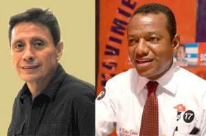Eduardo &Aacute;lvarez y Balerio Estacio son candidatos a la Alcald&iacute;a de Guayaquil.
