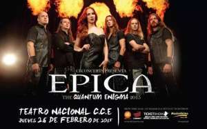Afiche del concierto de hoy.