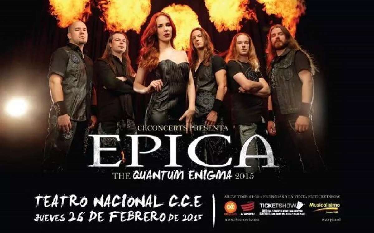 Afiche del concierto de hoy.