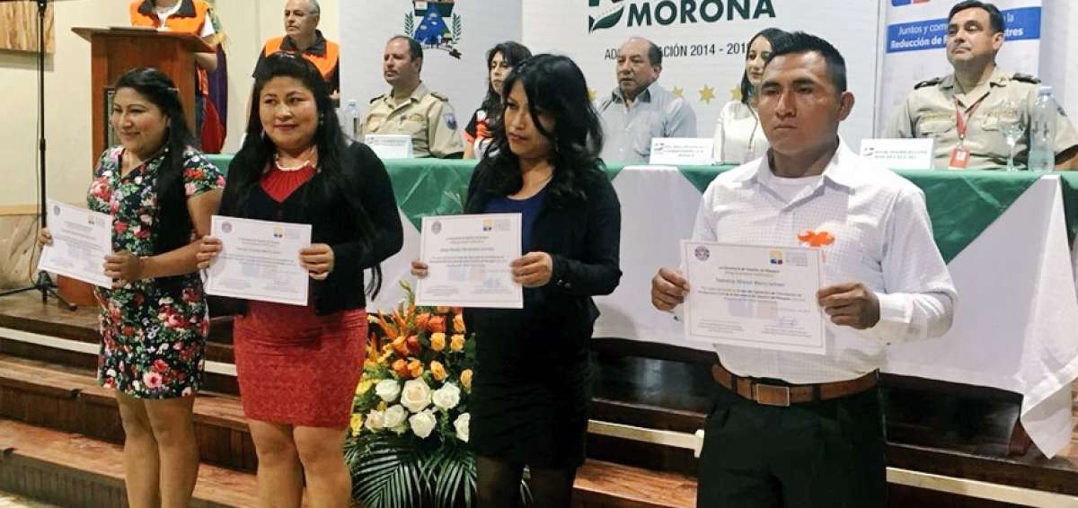 Protecci&oacute;n Civil recibe a 28 voluntarios m&aacute;s en Morona Santiago