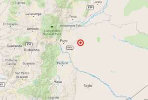 El sismo en Puyo ocurri&oacute; a las 09:15 de este viernes, 10 de abril de 2026.