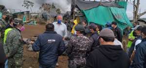 El Estado extrae material minero de la zona de Buenos Aires