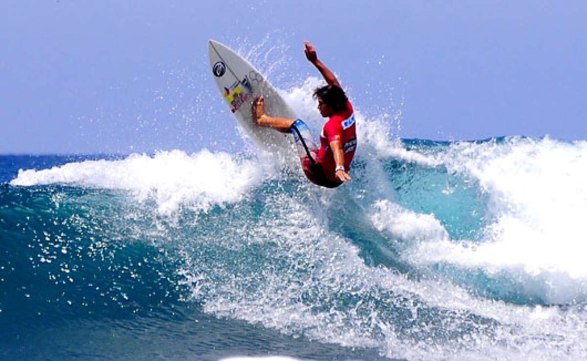 Israel Barona comenz&oacute; su participaci&oacute;n en el reef desde la tercera ronda del evento. Foto: Cortes&iacute;a de la Federaci&oacute;n Ecuatoriana de Surf
