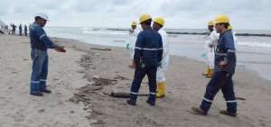 Activan COE cantonal por derrame de crudo en Esmeraldas