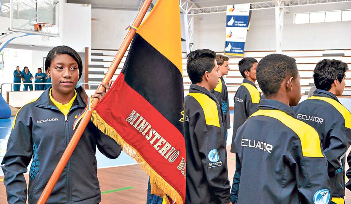 Yulexi Angulo, atleta destacada de la Federaci&oacute;n Deportiva de El Oro, es la abanderada nacional en el torneo sudamericano. Foto: Cortes&iacute;a Ministerio del Deporte