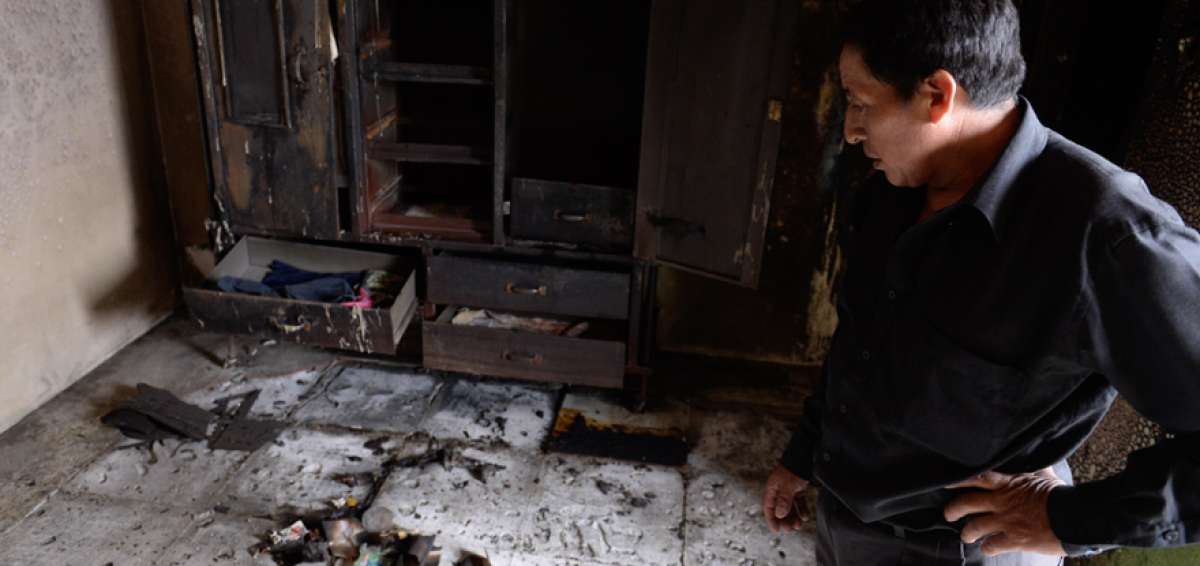 El incendio sucedi&oacute; en la planta alta de una casa ubicada en la cooperativa Uni&oacute;n de Bananeros, en el Guasmo sur.