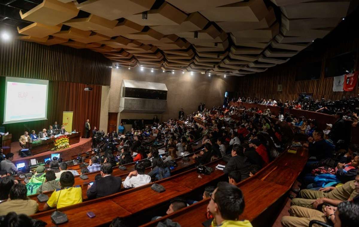 El encuentro concluir&aacute; ma&ntilde;ana en la sala Prometeo de la Casa de la Cultura Ecuatoriana.  Foto: &Aacute;lvaro P&eacute;rez/ EL TEL&Eacute;GRAFO